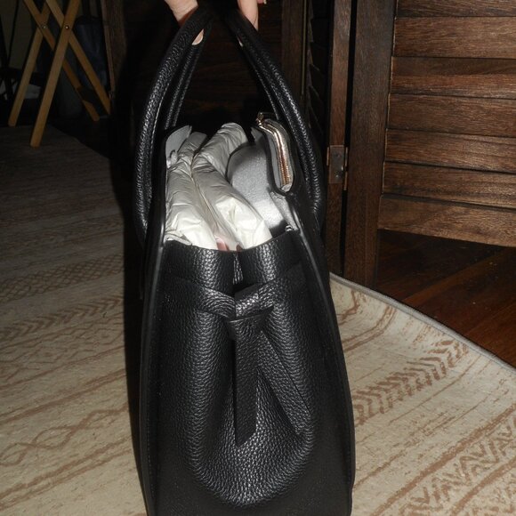 NWT Kate Spade  black leather classic handbag - Picture 10 of 10